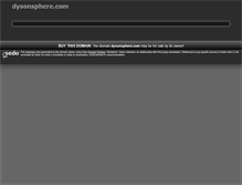 Tablet Screenshot of dysonsphere.com